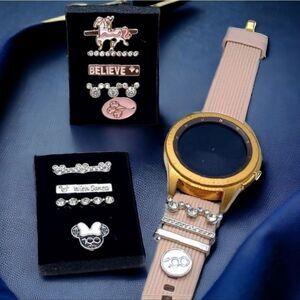 Smart Watch Band Charms Samsung Galaxy Iwatch Decorative Mickey Minnie Carousel